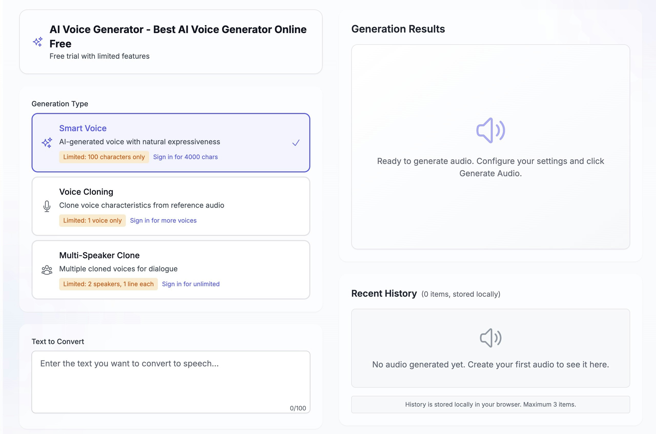 AI Voice Generator gallery image
