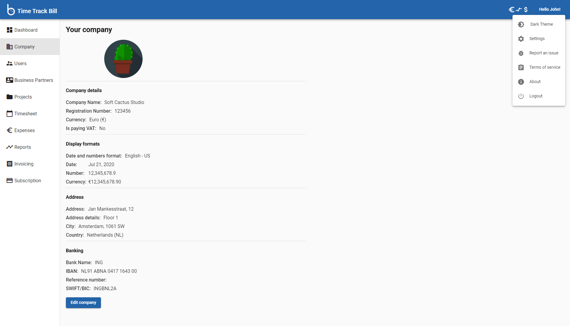 Time Track Bill gallery image