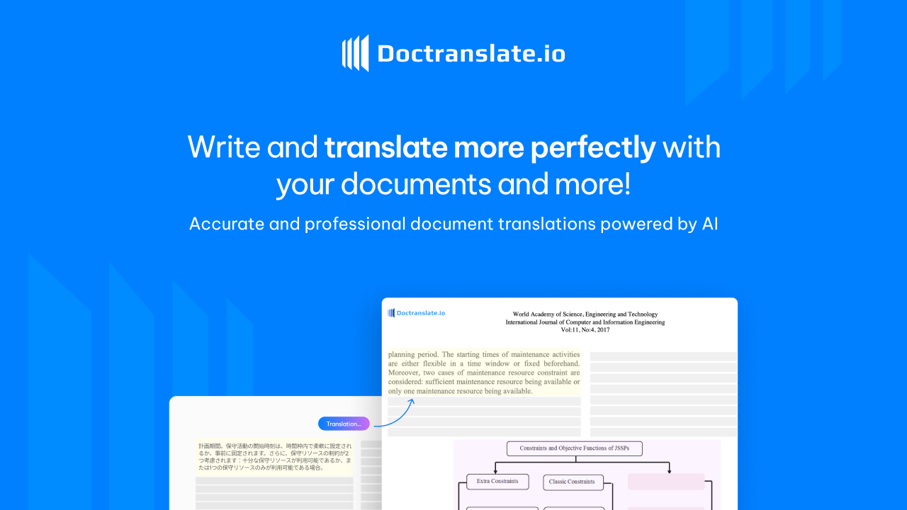 Doctranslate.io screenshot