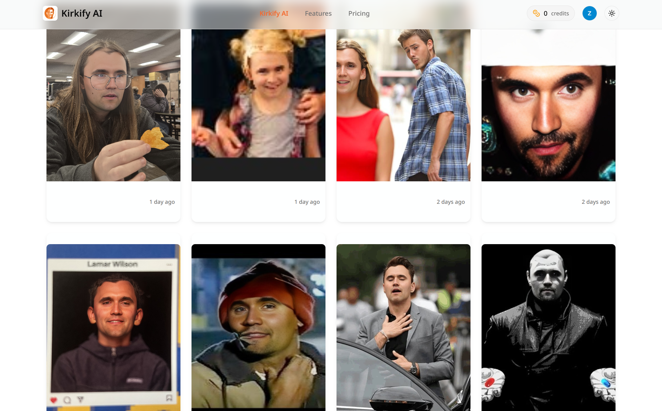 Kirkify AI gallery image