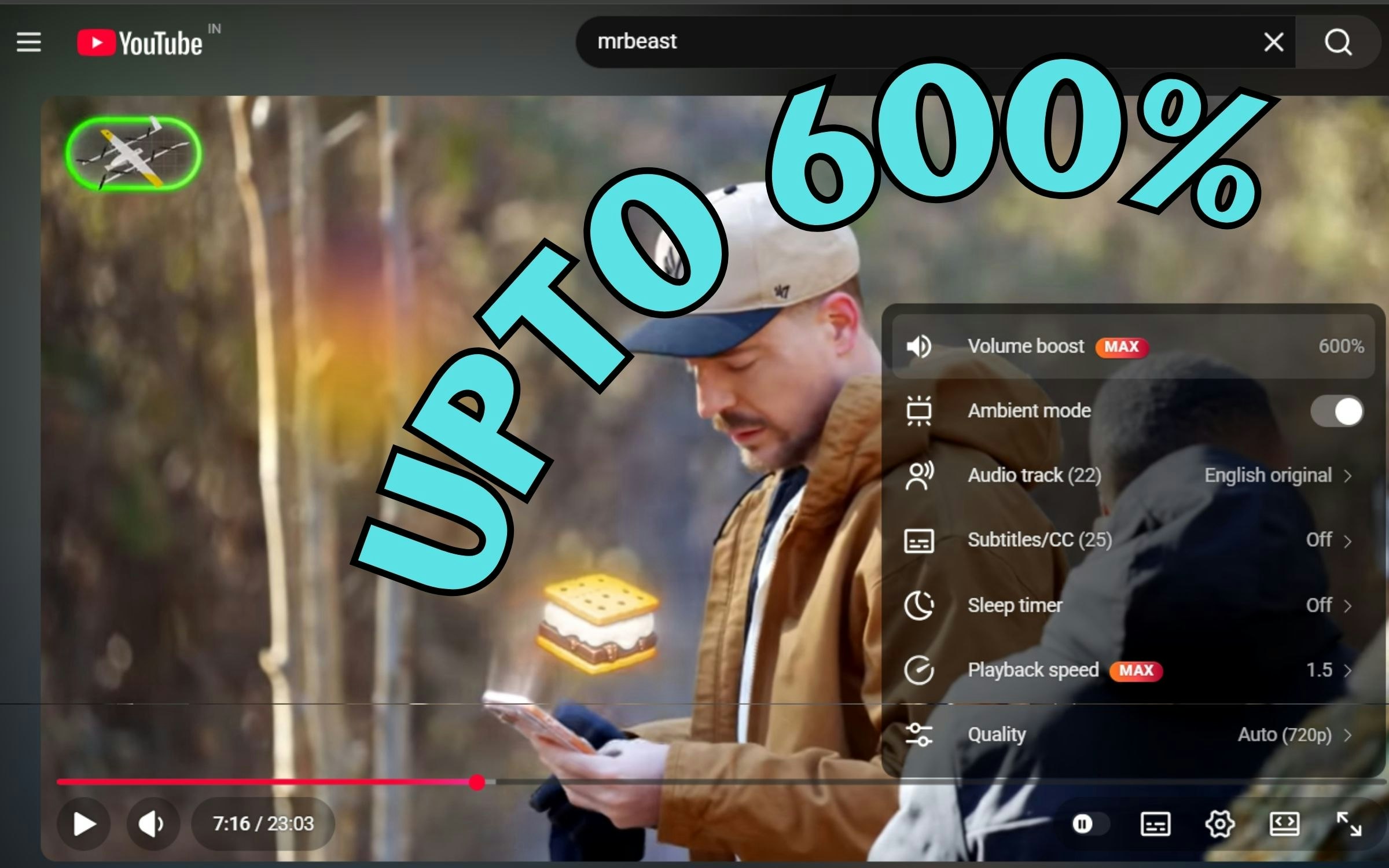 YouTube Custom Playback v1.0.3 - Screenshot 2 showing product features and functionality