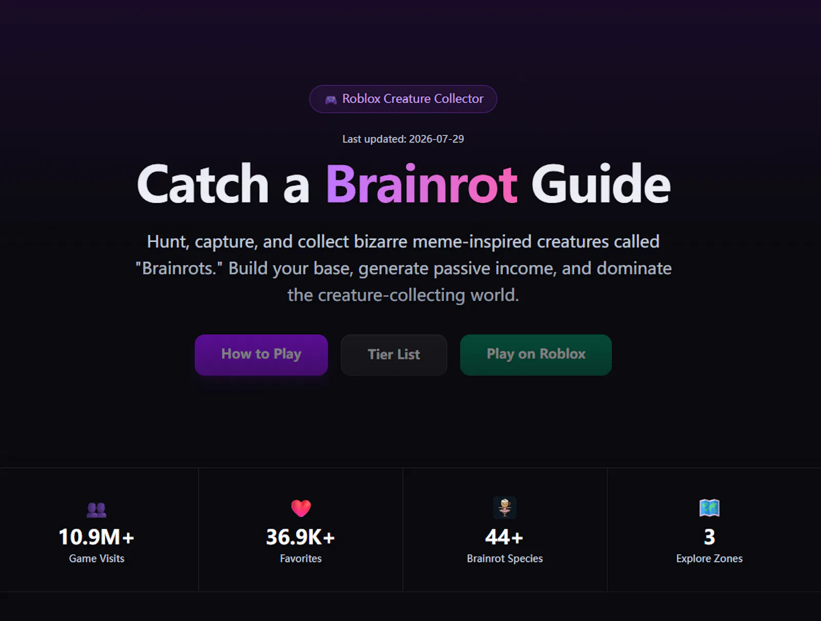 Catch a Brainrot screenshot 1