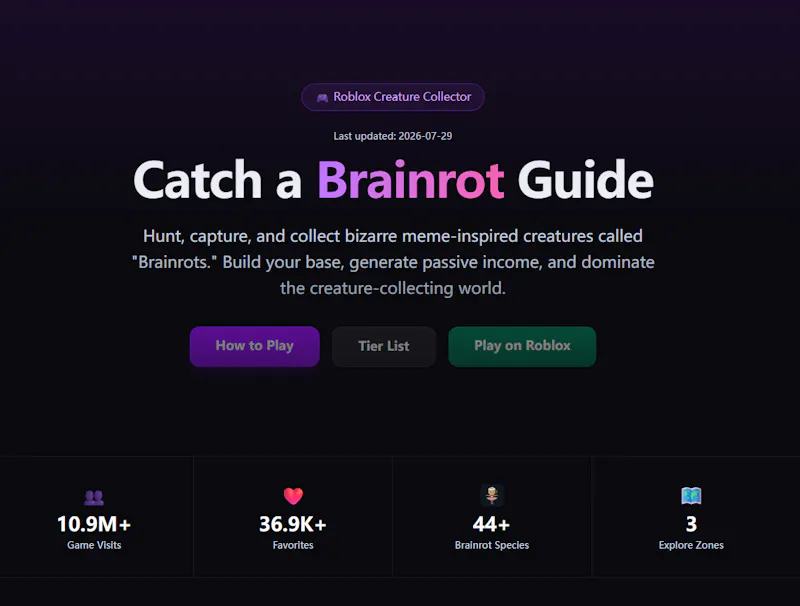 Catch a Brainrot screenshot 1