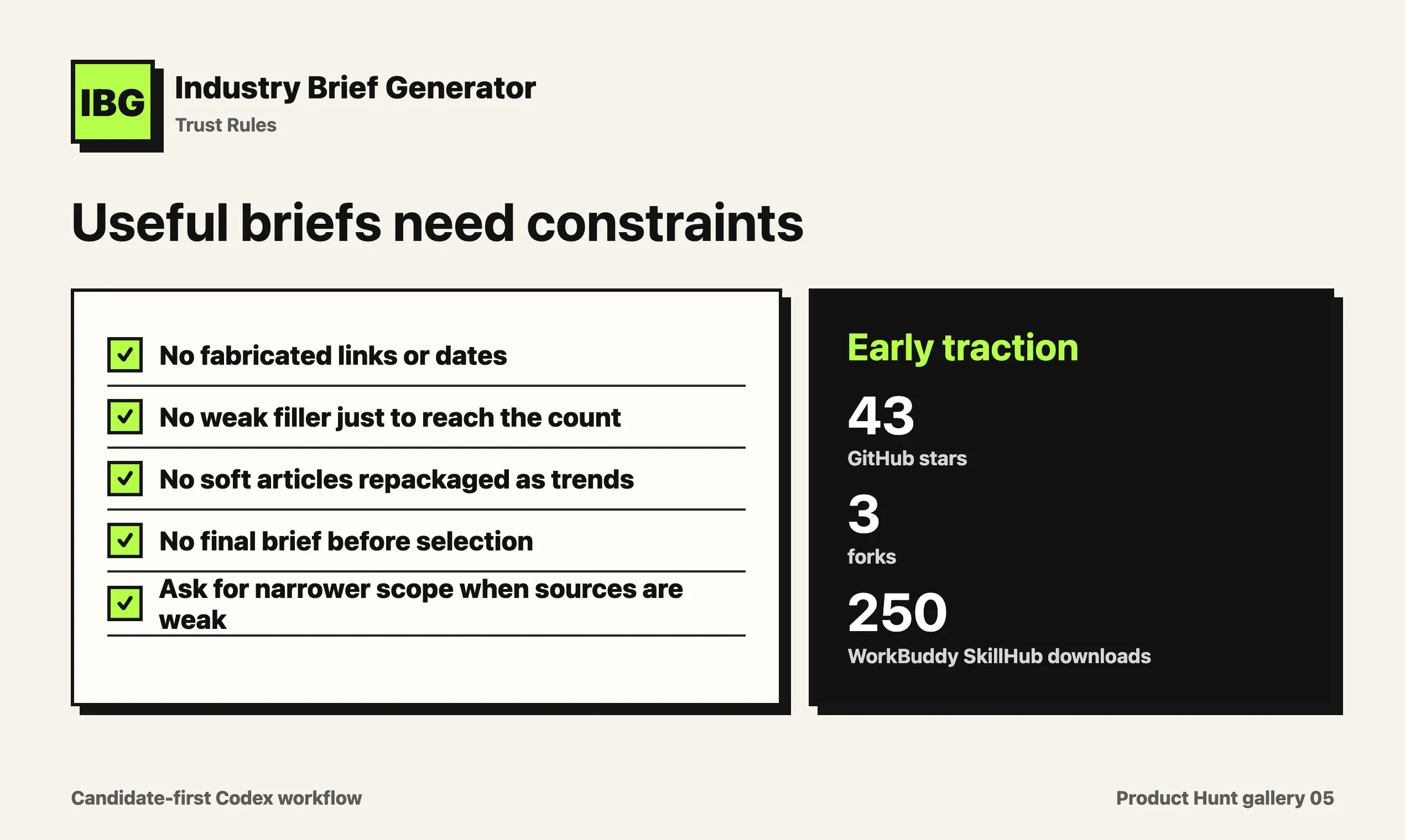 Industry Brief Generator gallery image