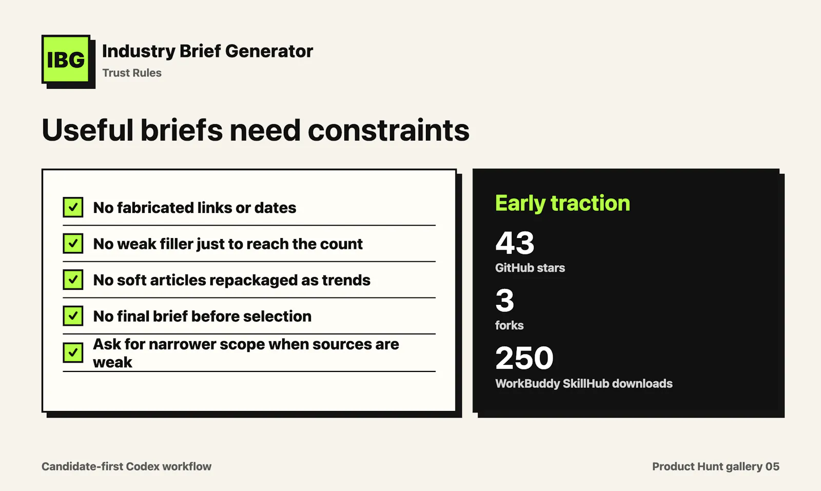 Industry Brief Generator screenshot 5