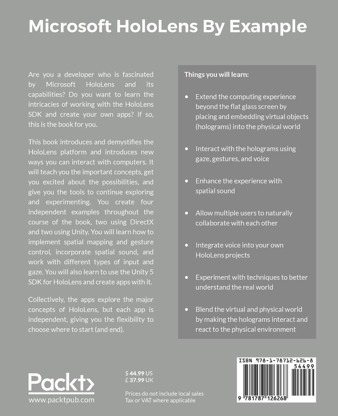 Microsoft HoloLens by Example gallery image