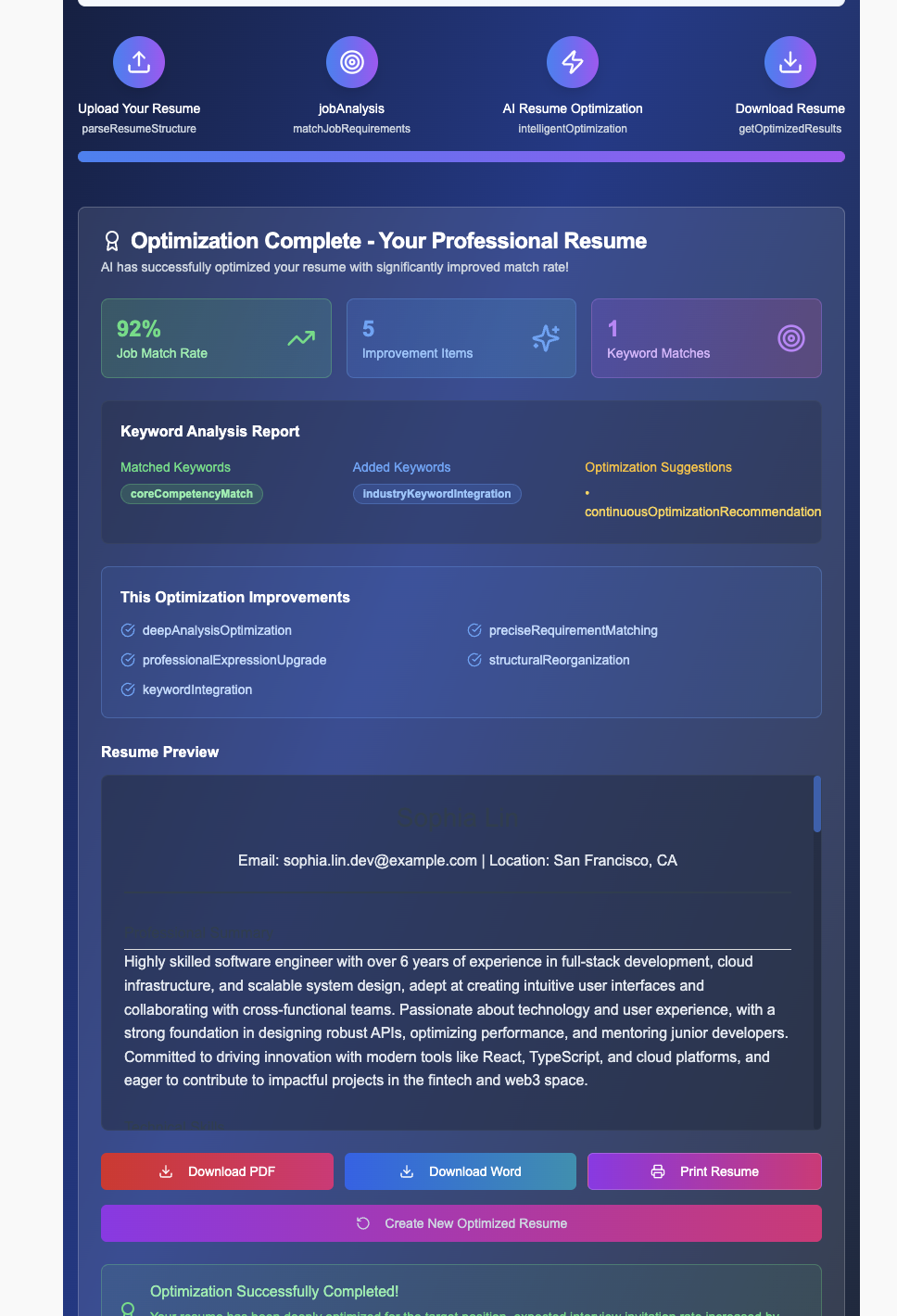 Magic Resume Tailor  media 1