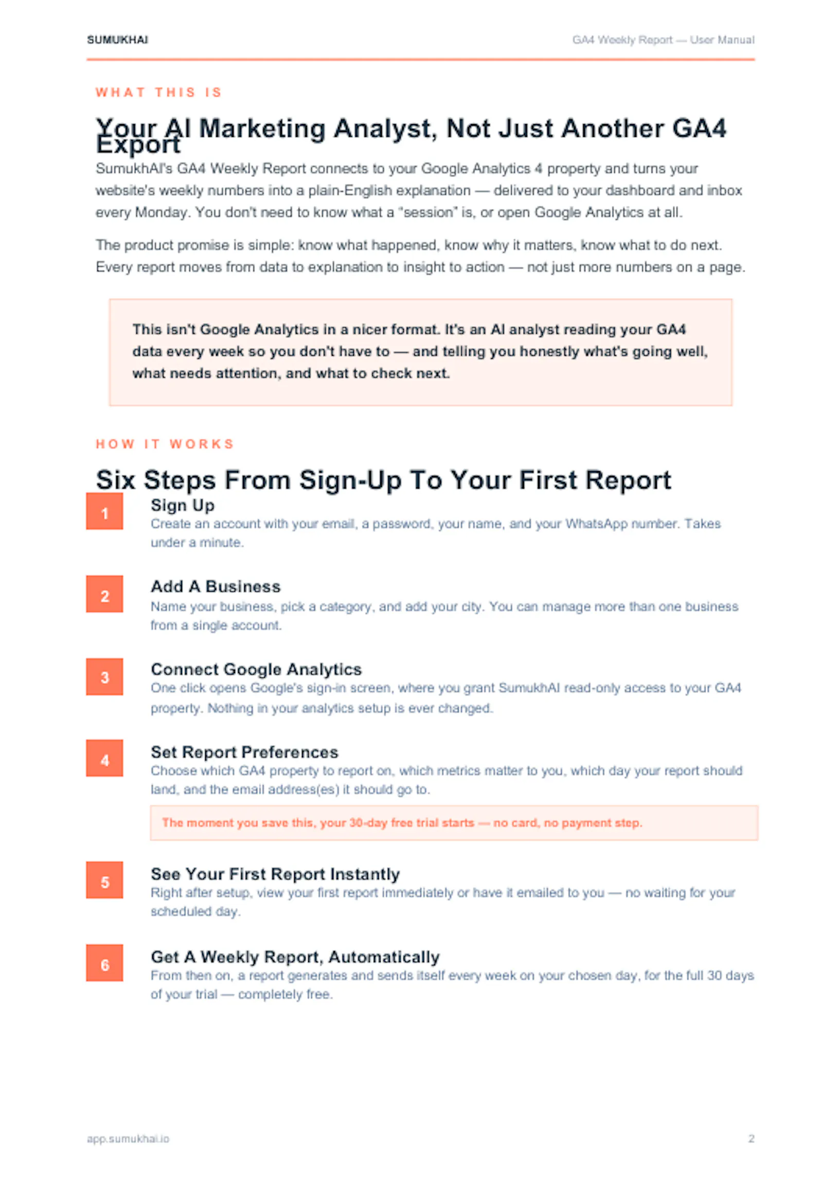 GA4 Weekly Report screenshot 8