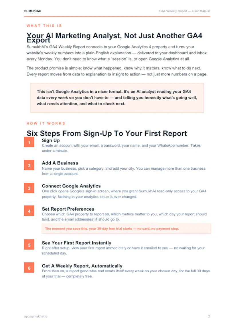 GA4 Weekly Report screenshot 8