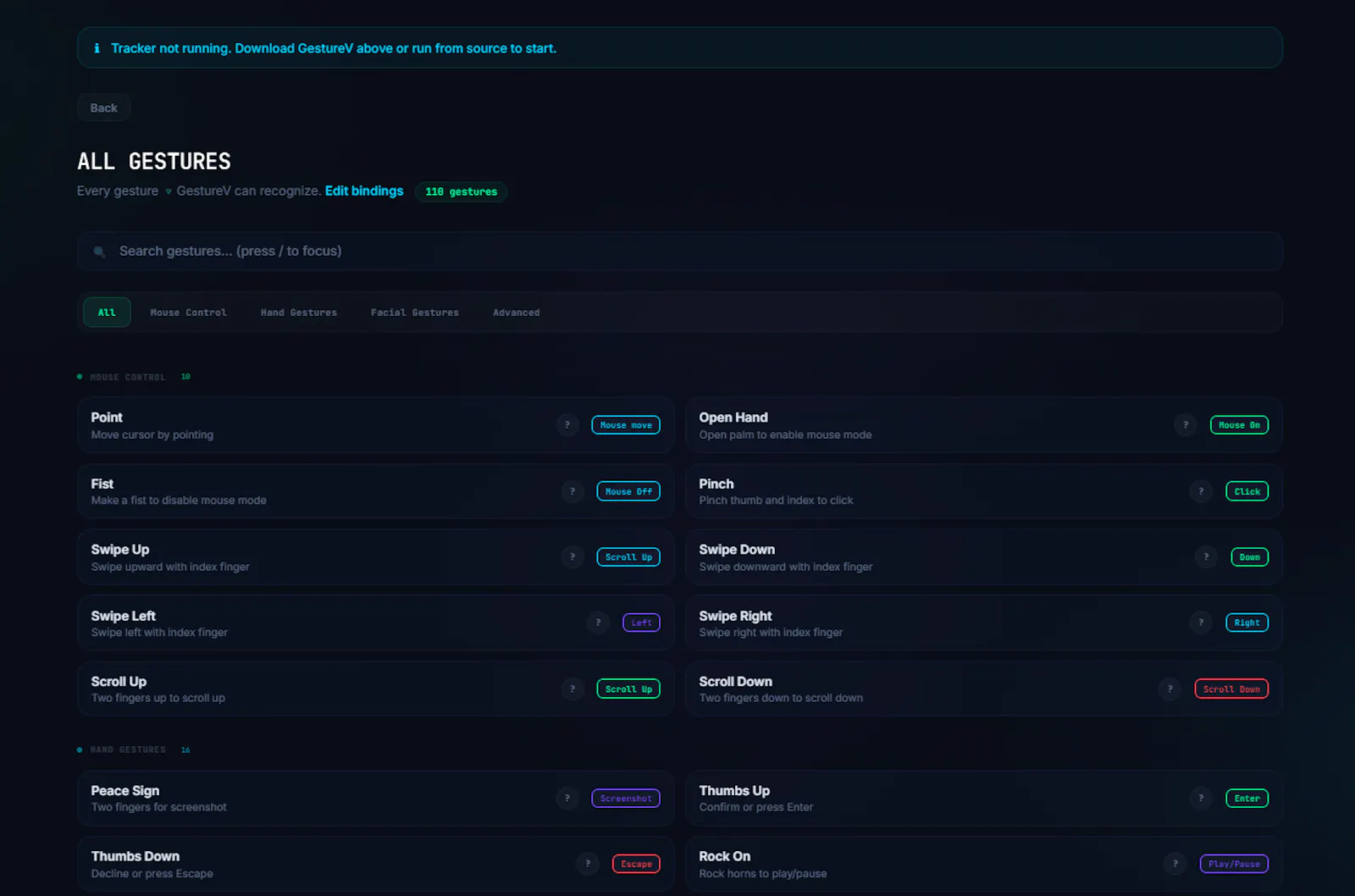 GestureV screenshot 2