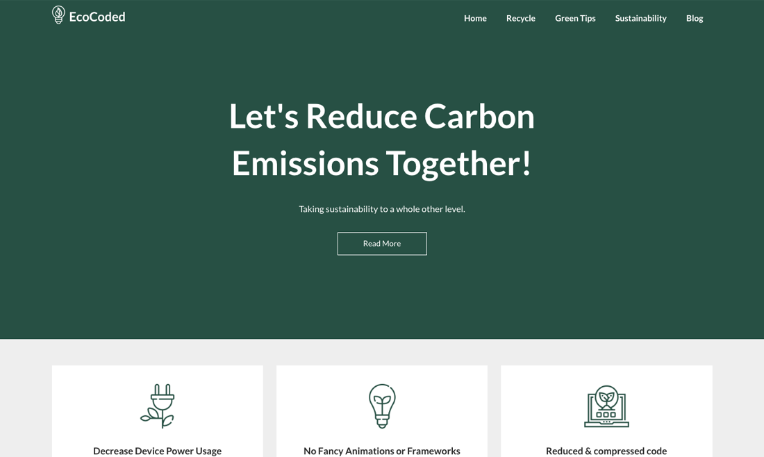 Tema WordPress Ecocoded media 1