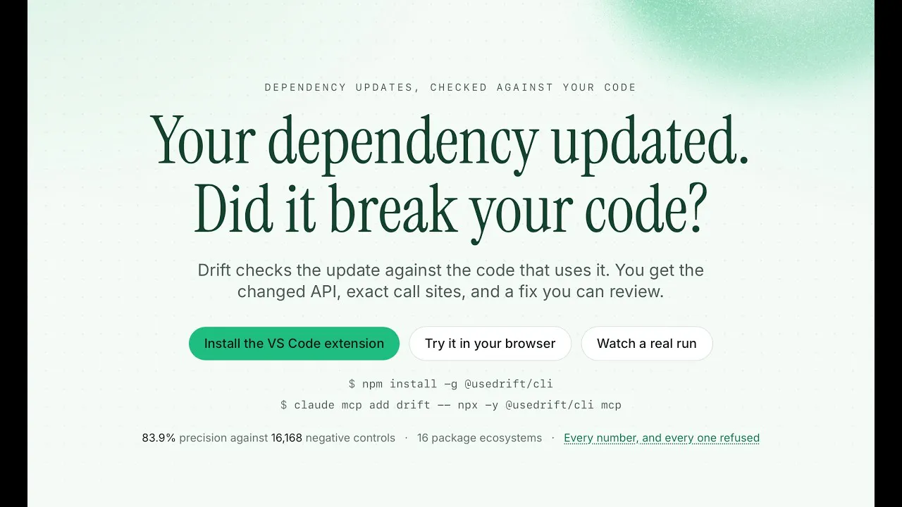 Drift — Dependency Upgrades gallery image