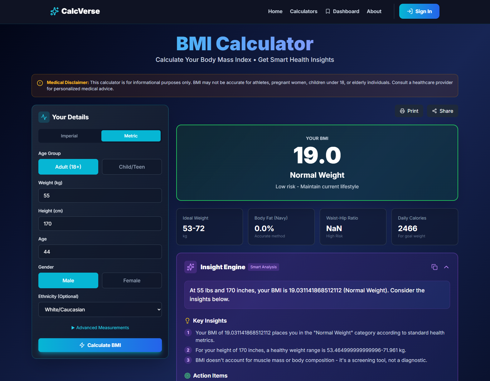 CalcVerse - Screenshot 5 showing product features and functionality