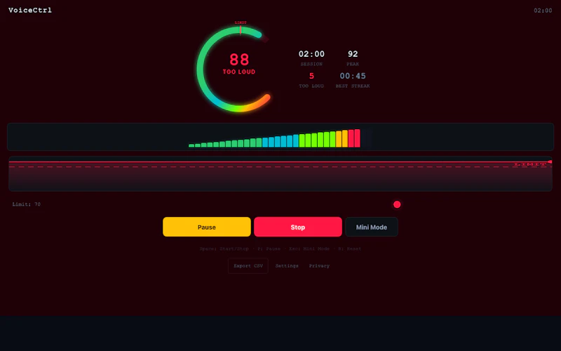 VoiceCtrl screenshot 1