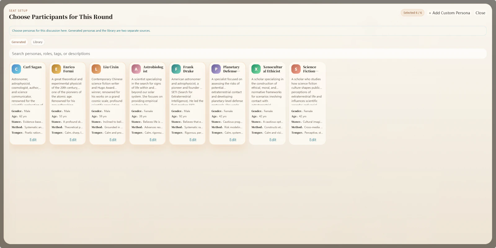 Roundtable Braintrust screenshot 2