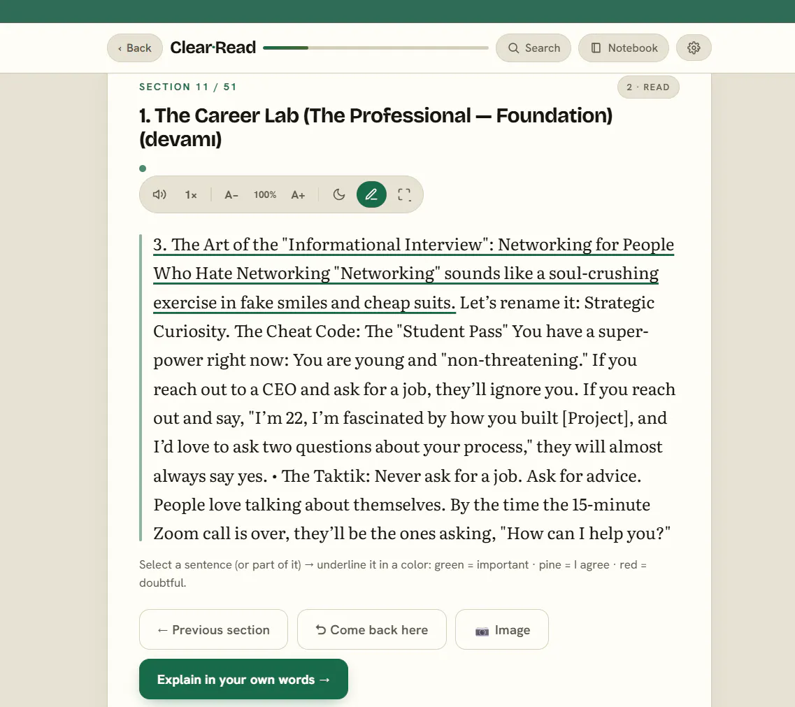 ClearRead — Remember what you read gallery image