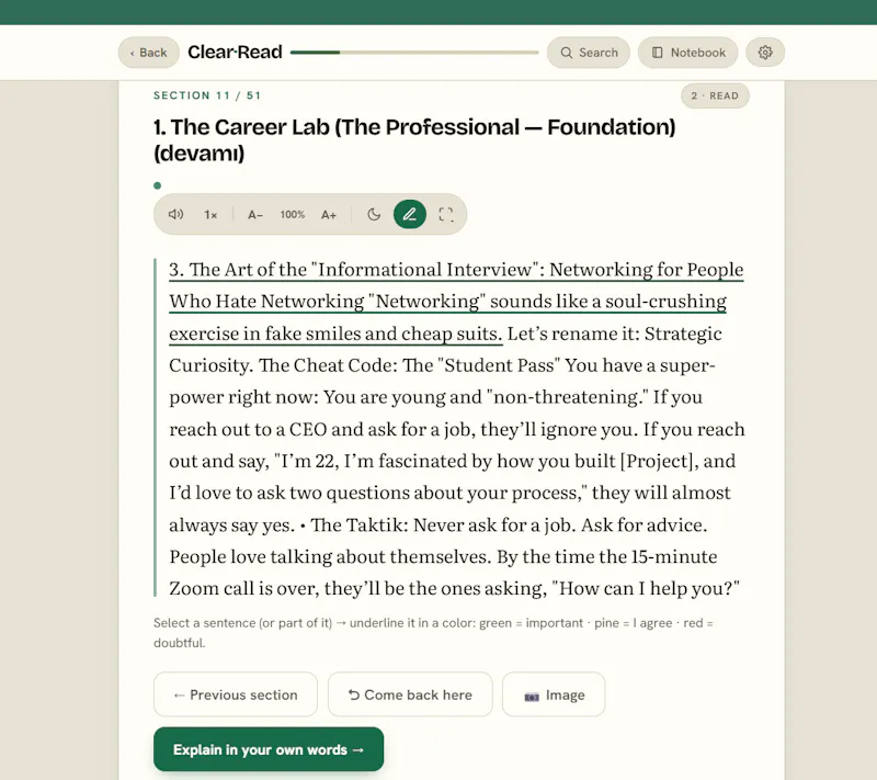 ClearRead — Remember what you read screenshot 8