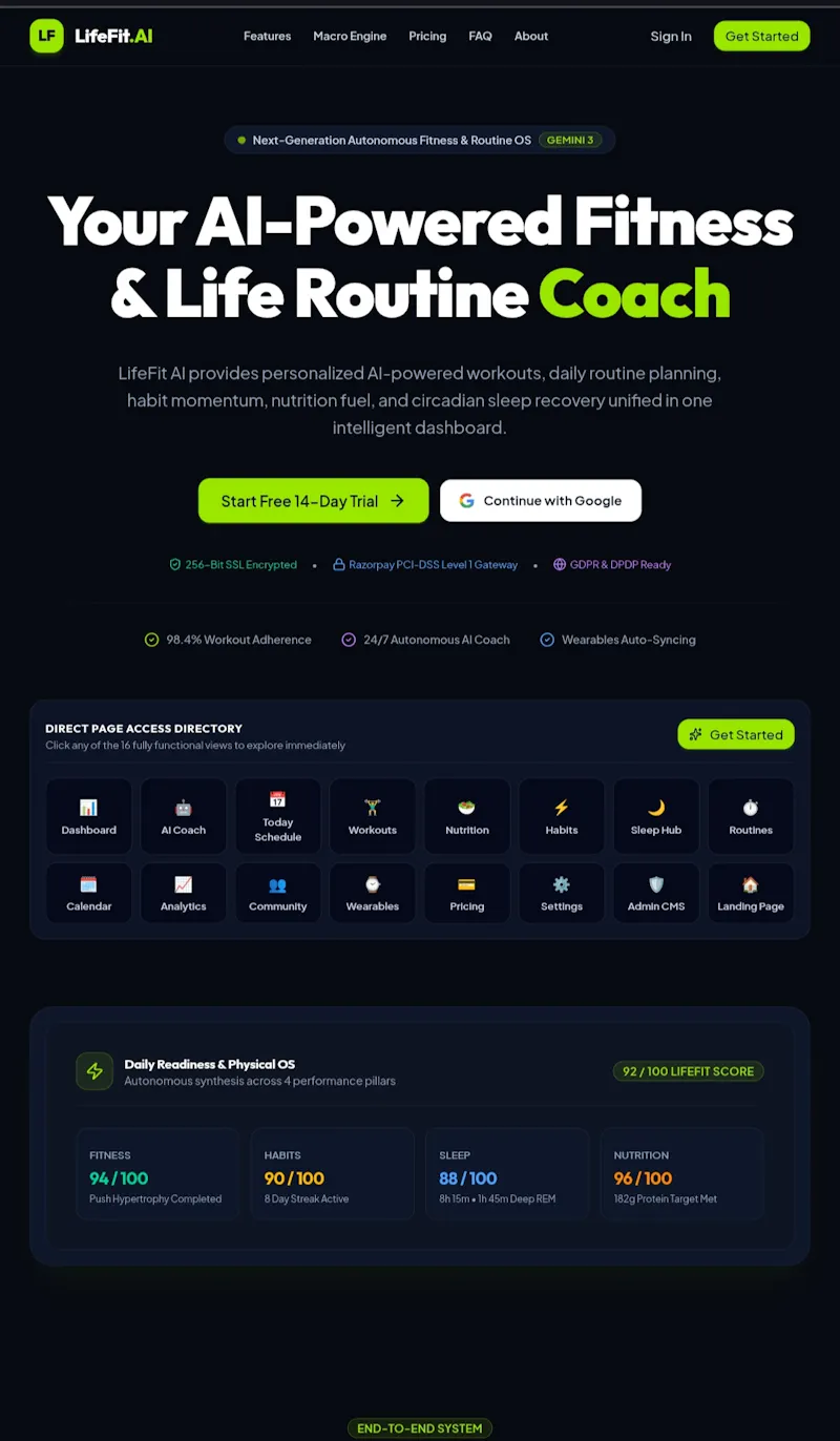 Lifefit AI  screenshot 2