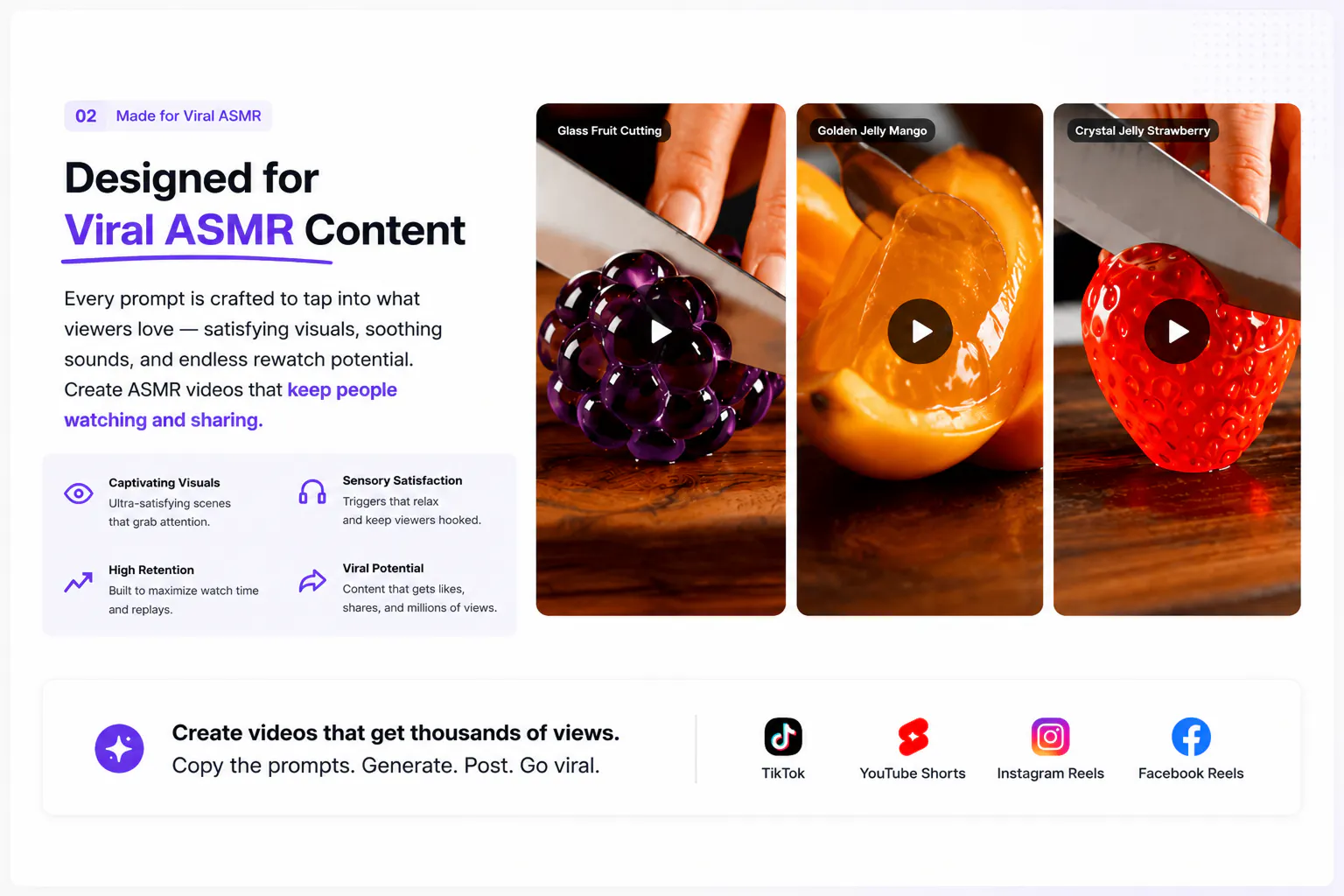 AI ASMR Video Prompt Library gallery image
