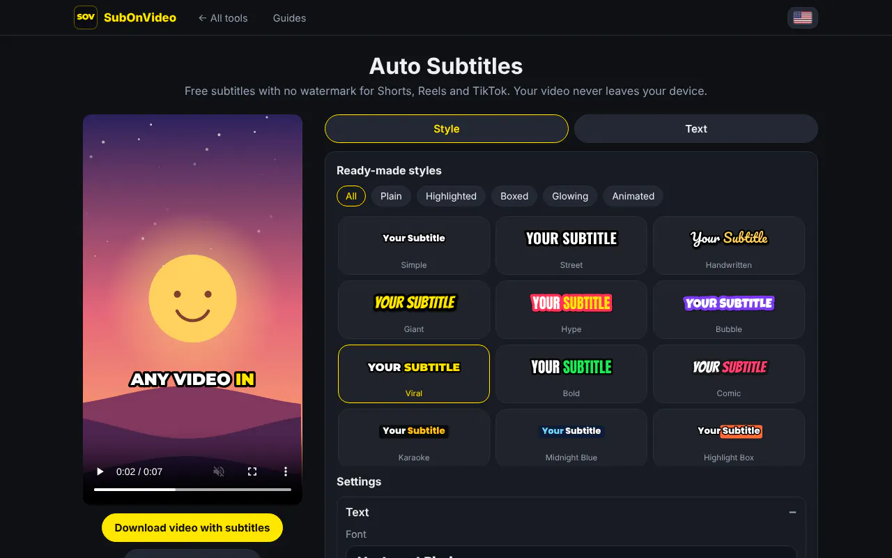 SubOnVideo gallery image