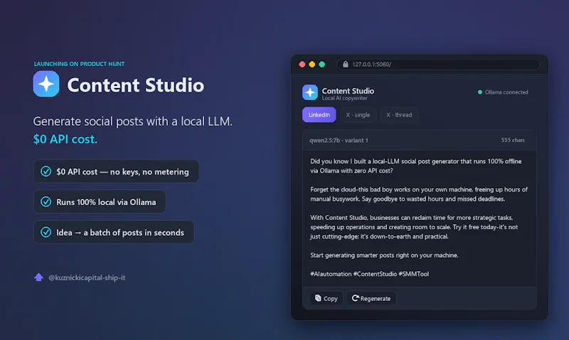 Content Studio screenshot 4