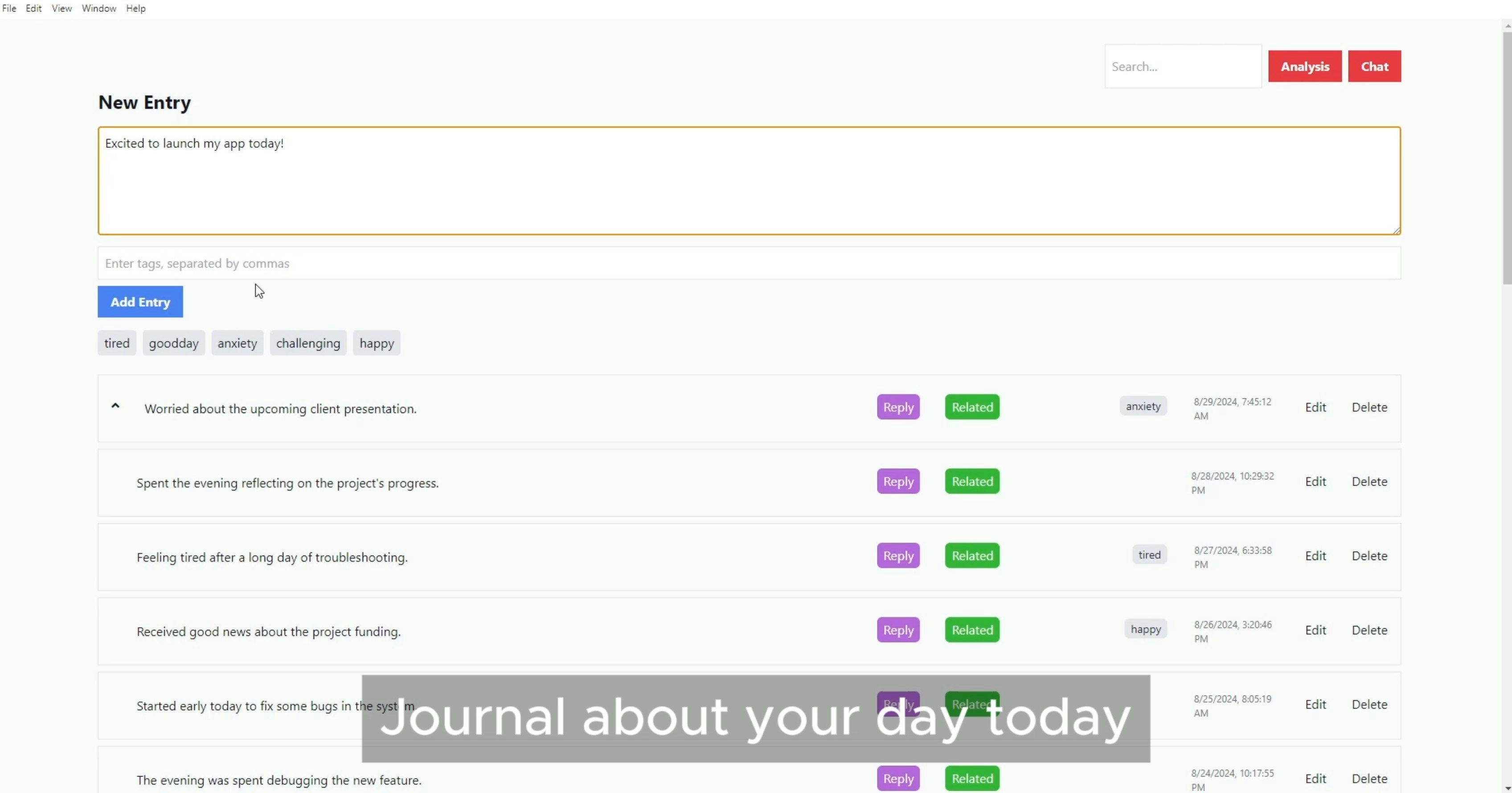 Mídia 5 de Ai Journaler