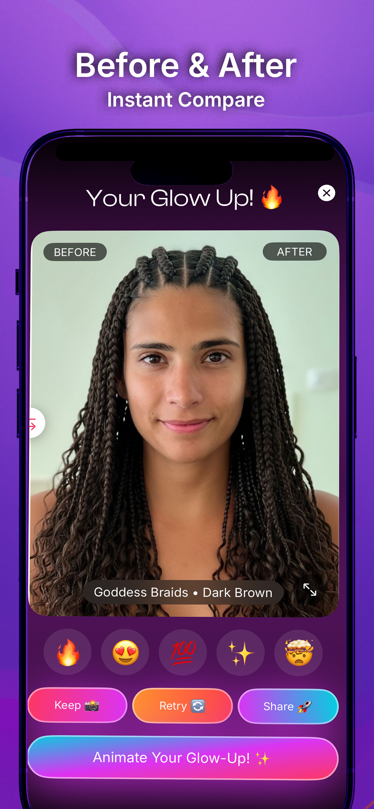 Hairstyle Try On: Hair Glow AI gallery image