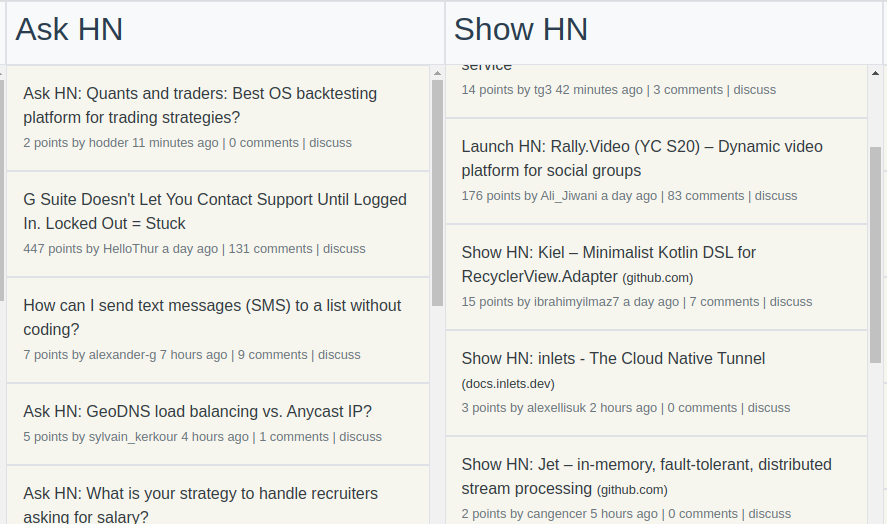 HackerNews Deck gallery image