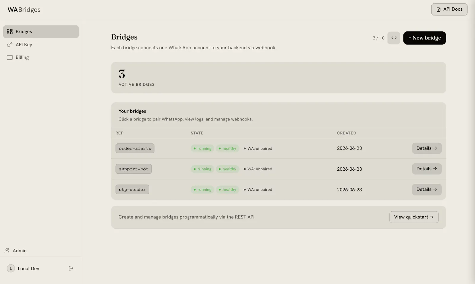 WABridges screenshot 5