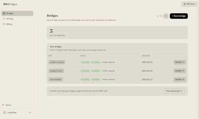 WABridges screenshot 5
