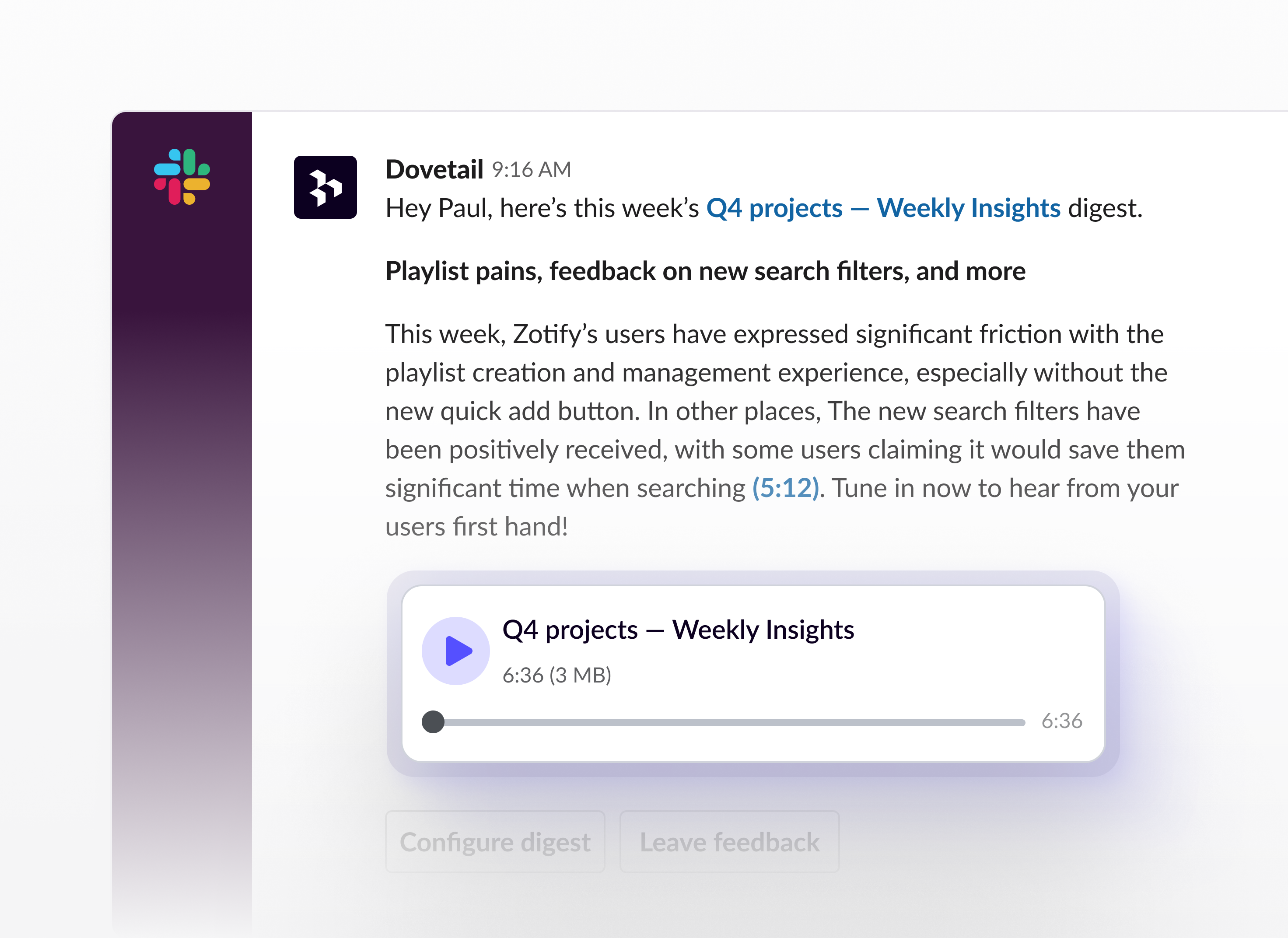 Dovetail 3.0 - ศูนย์ข้อมูลเชิงลึกของลูกค้า AI คนแรก media 4