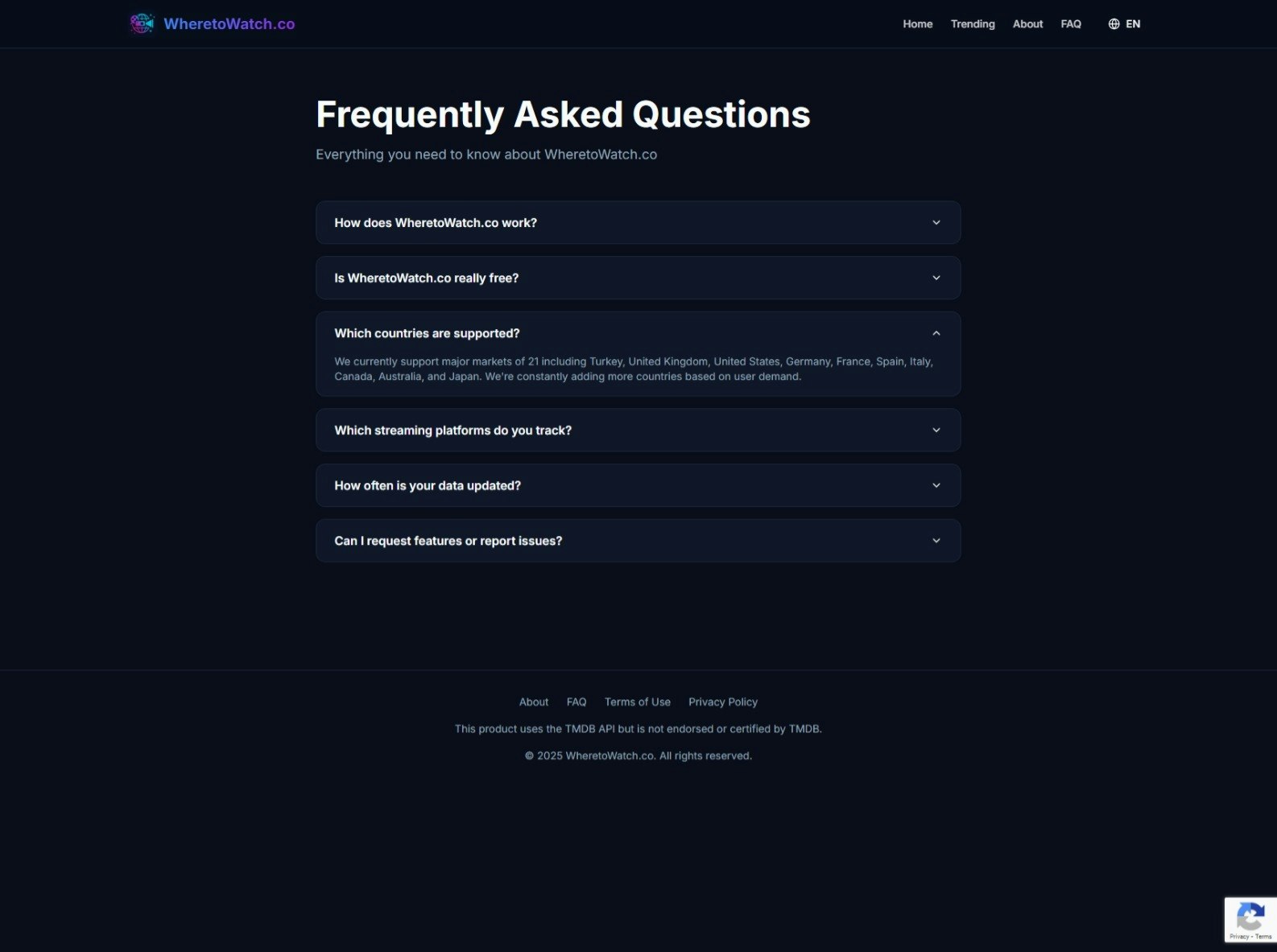 WheretoWatch.co - Screenshot 5 preview