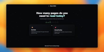 Book a Week gallery image