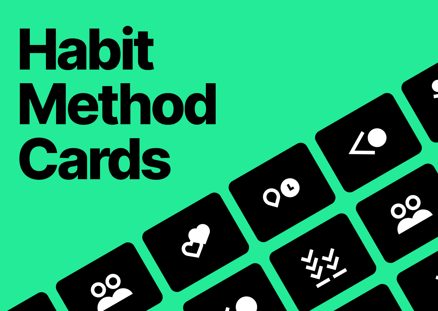 startuptile Habit Method Cards-Proven Methods for Habits & Productivity