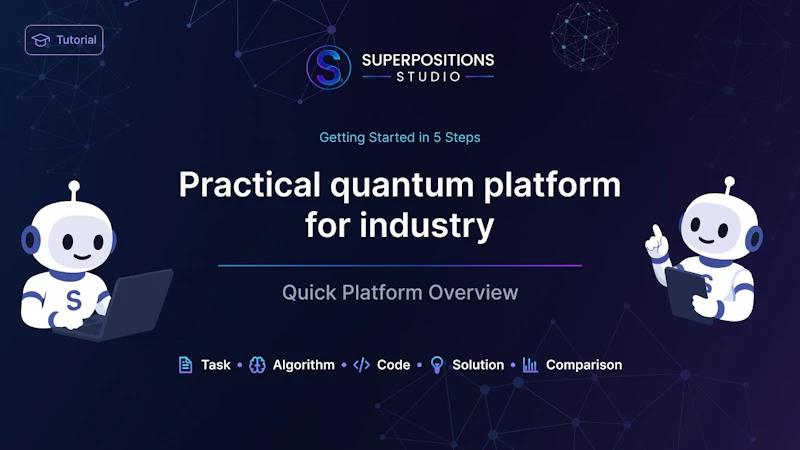 Superpositions Studio — Quantum platform screenshot 1 (video preview)