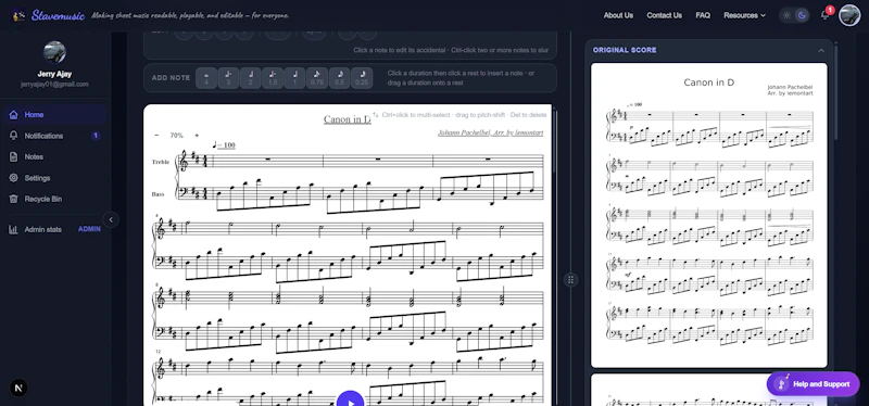 Stavemusic screenshot 1