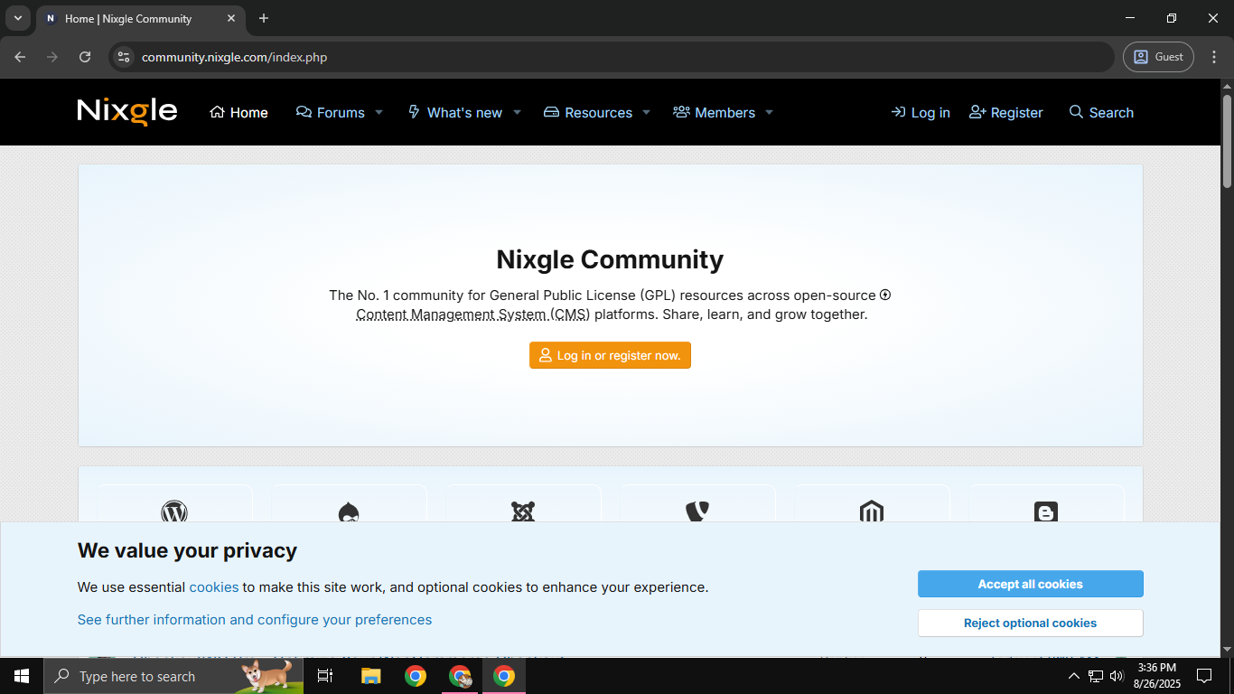 Nixgle Topluluğu - CMS kaynakları için güvenilir kaynağınız medya 1