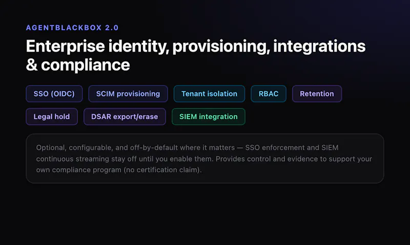 AgentBlackBox screenshot 2