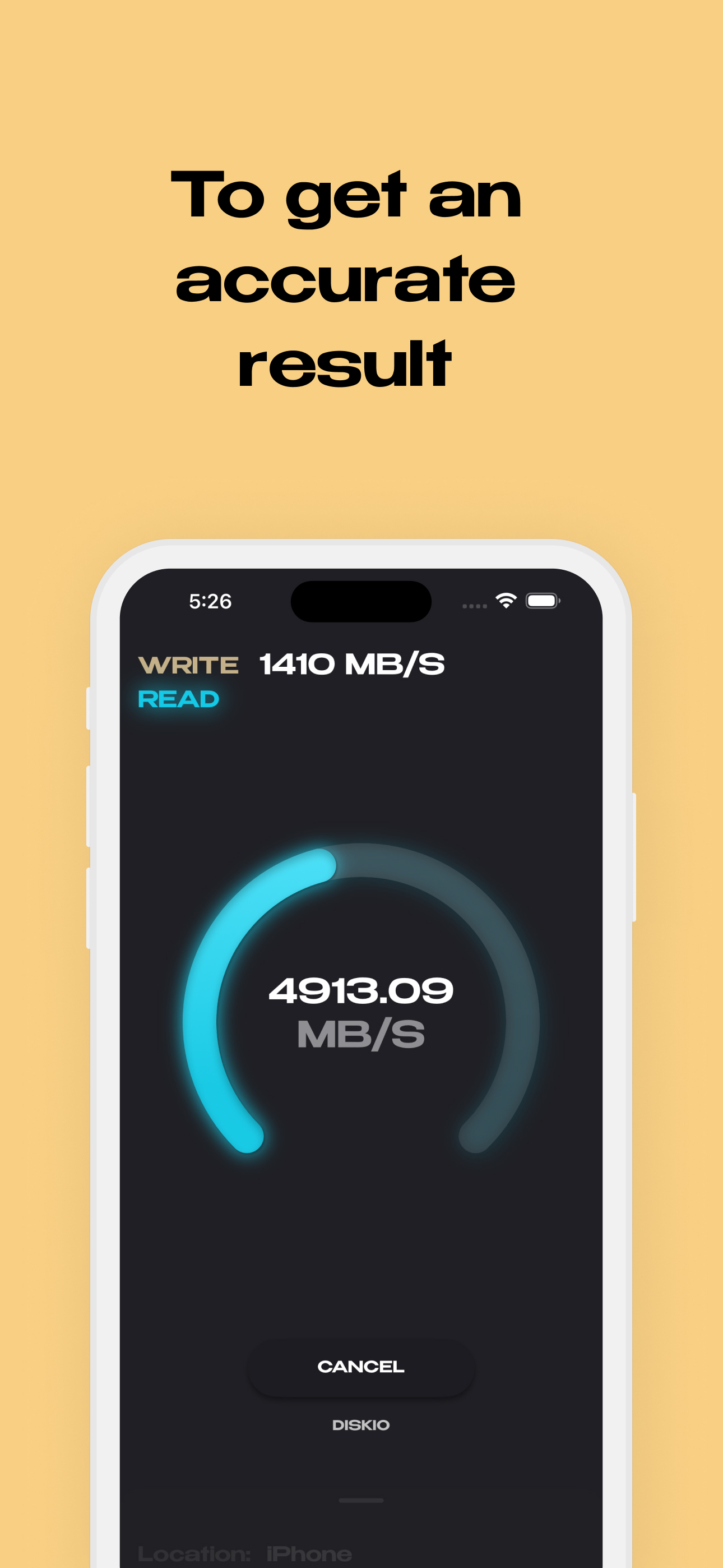 Diskio - Disk Speed Analyzer media 2