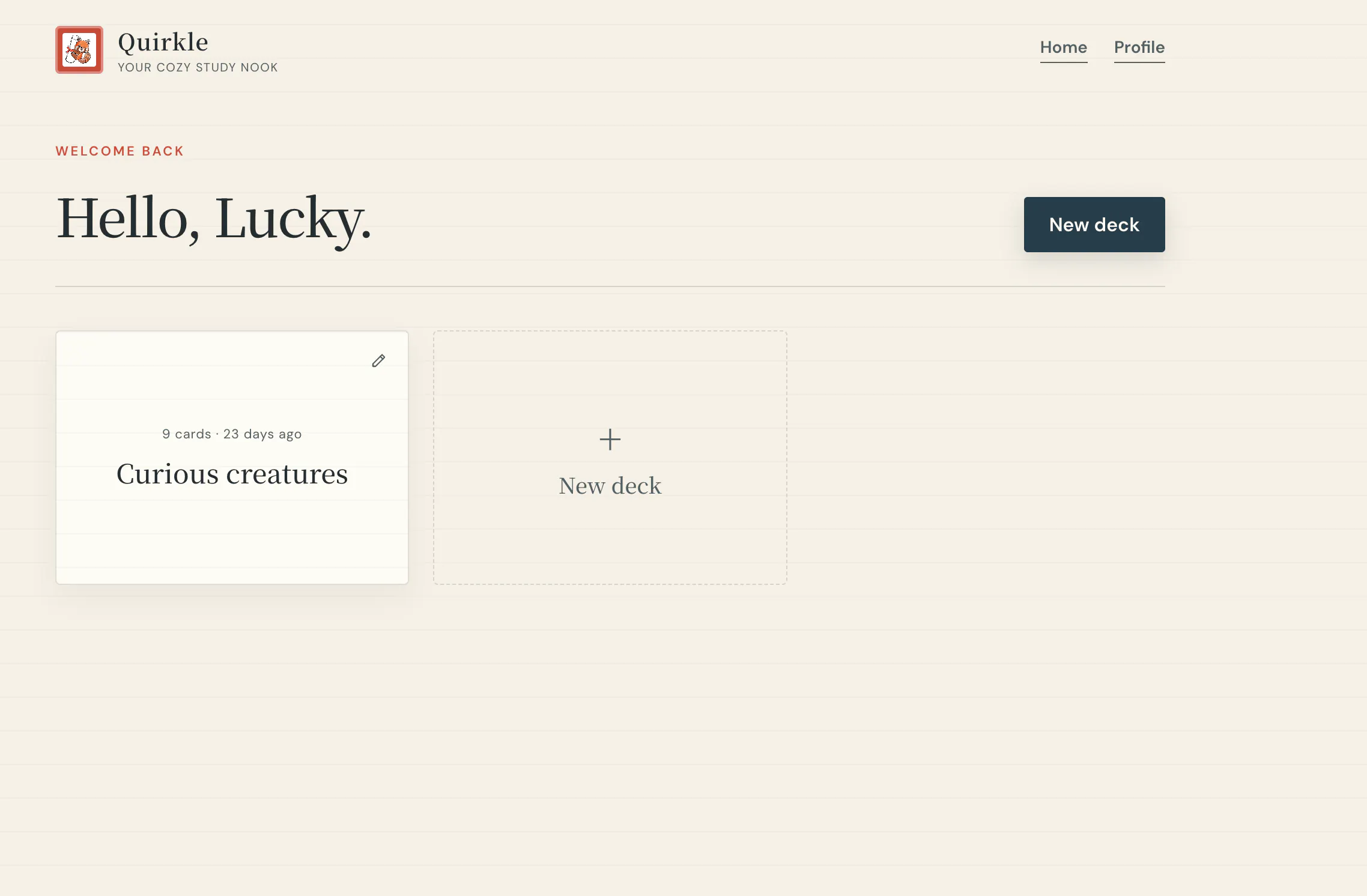 Quirkle — your cozy study nook gallery image