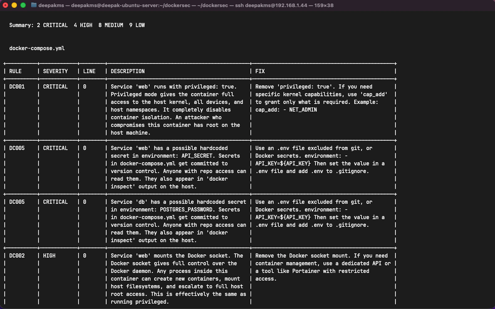 dockersec screenshot 6