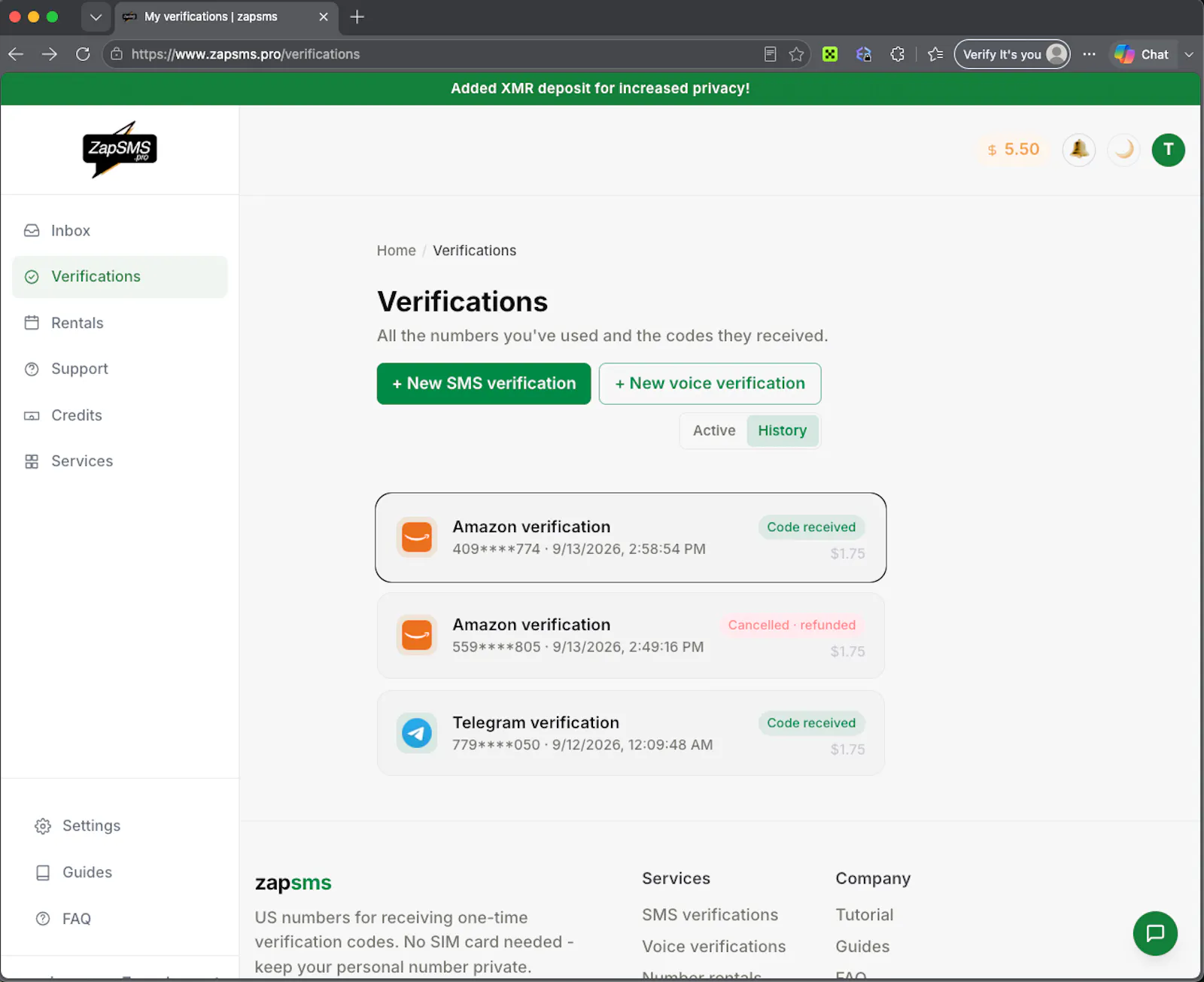 zapsms screenshot 2