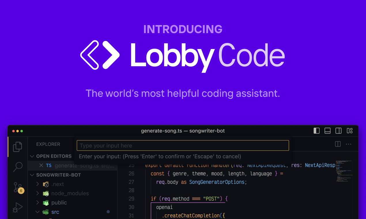 Lobbycode - Optimaliseer vScode -productiviteit met 's werelds beste assistent media 2