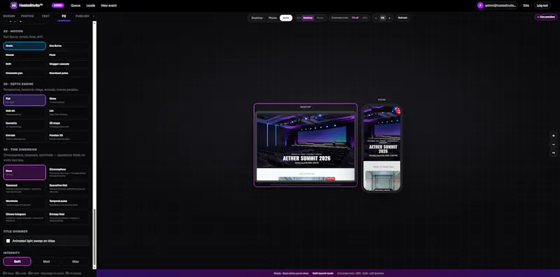 HostedInvite screenshot 2