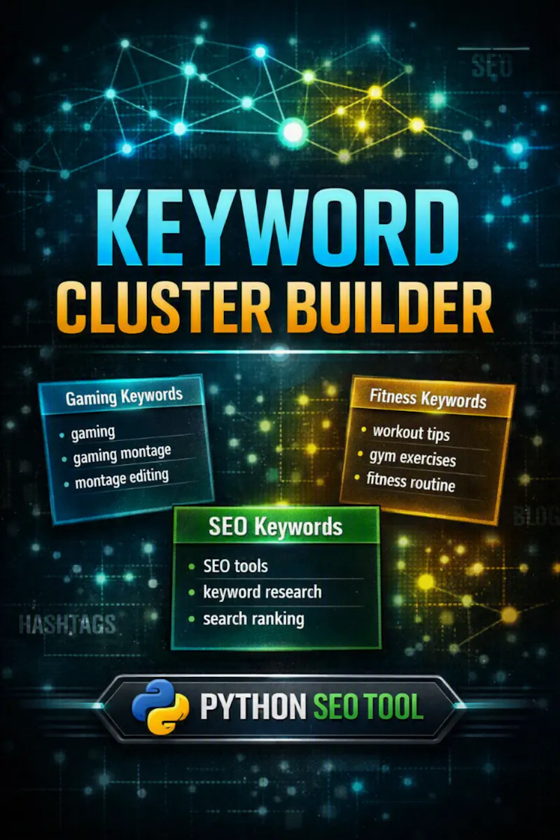 Keyword Cluster Builder (SEO Tool) screenshot 1