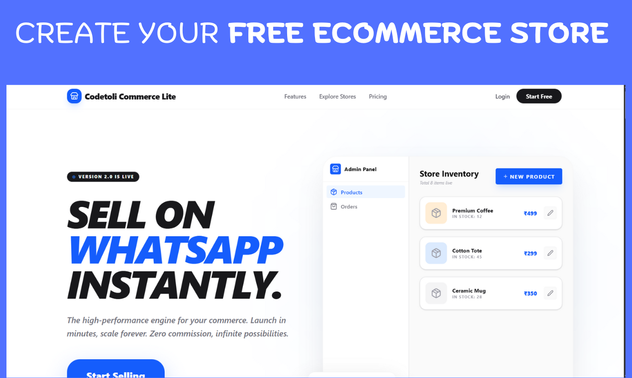 Codetoli Commerce Lite gallery image