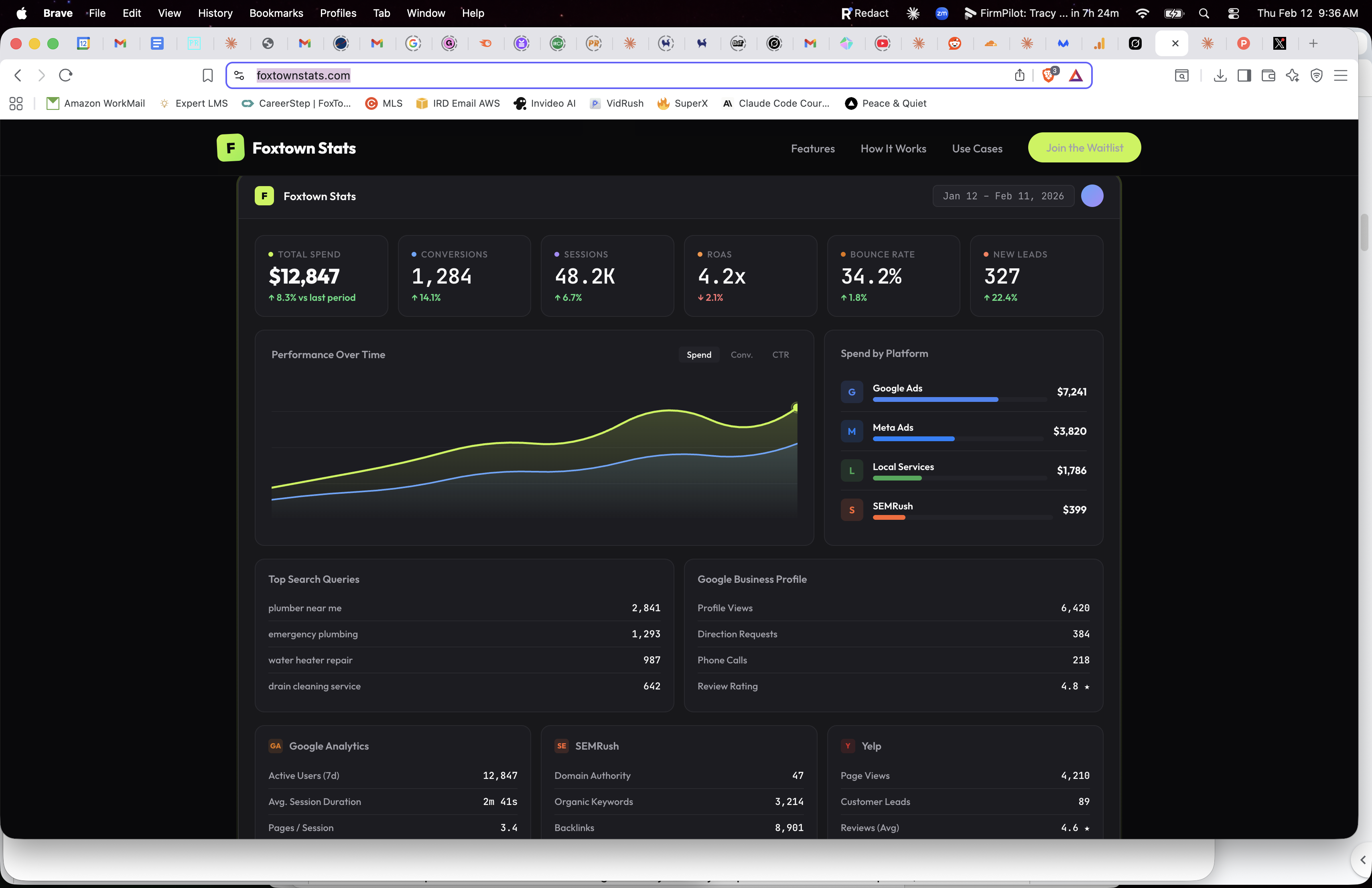 Foxtown Stats: Kill Spreadsheet Chaos - Screenshot 2 showing product features and functionality