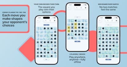 Inzert XO: 2 players, 1 device gallery image
