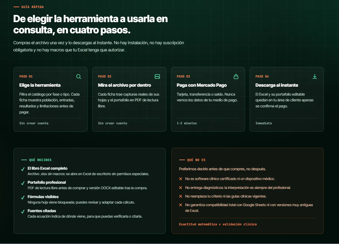 NUTRIMETRÍA --- Herramientas de excel screenshot