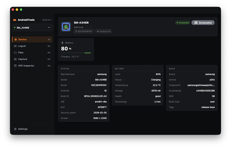 AndroidTools screenshot 2